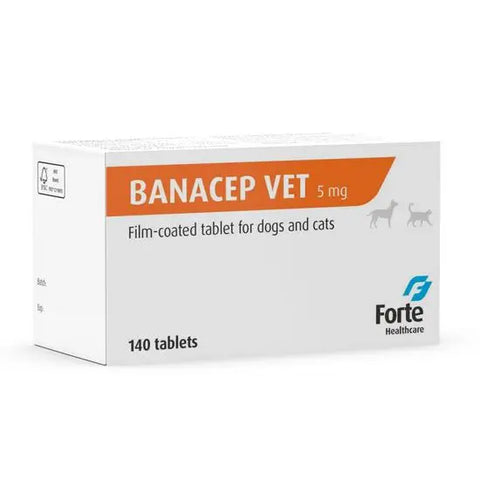 Banacep 5mg Tablets for Dogs & Cats (Prescription Required)