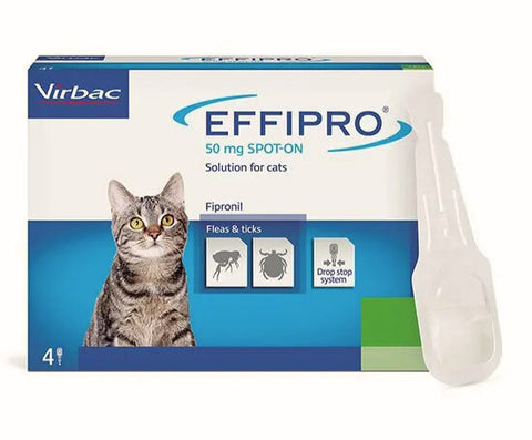 Effipro Spot On Cat Flea Treatment (4 pipettes)