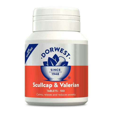 Scullcap & Valerian Tablets For Dogs And Cats