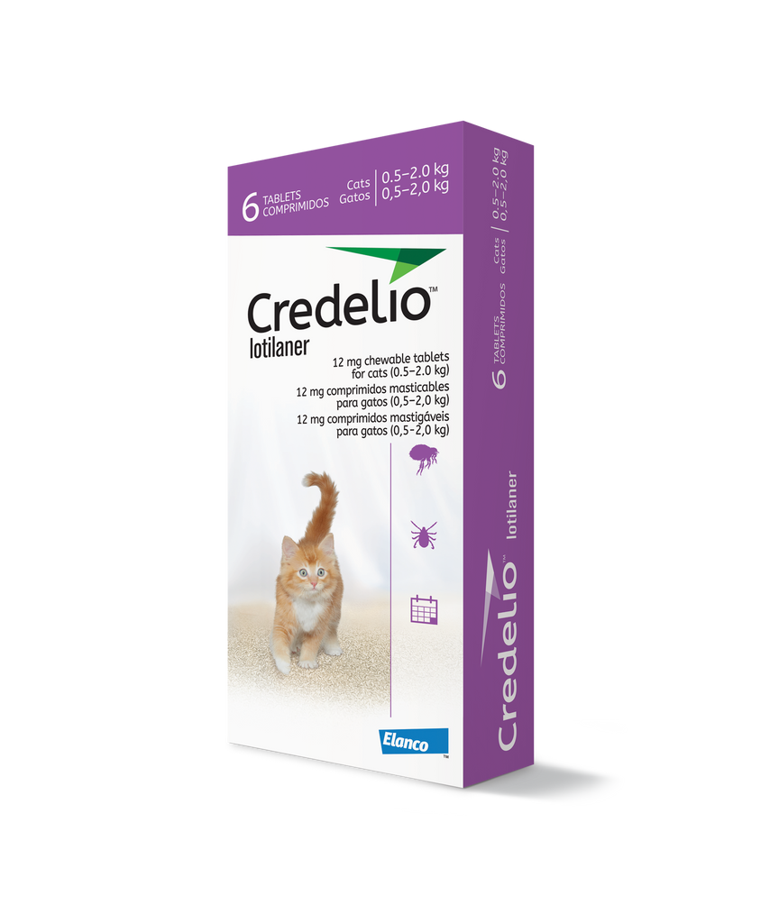Credelio Chewable Tablets for Cats (Pack of 6) (Prescription Required)